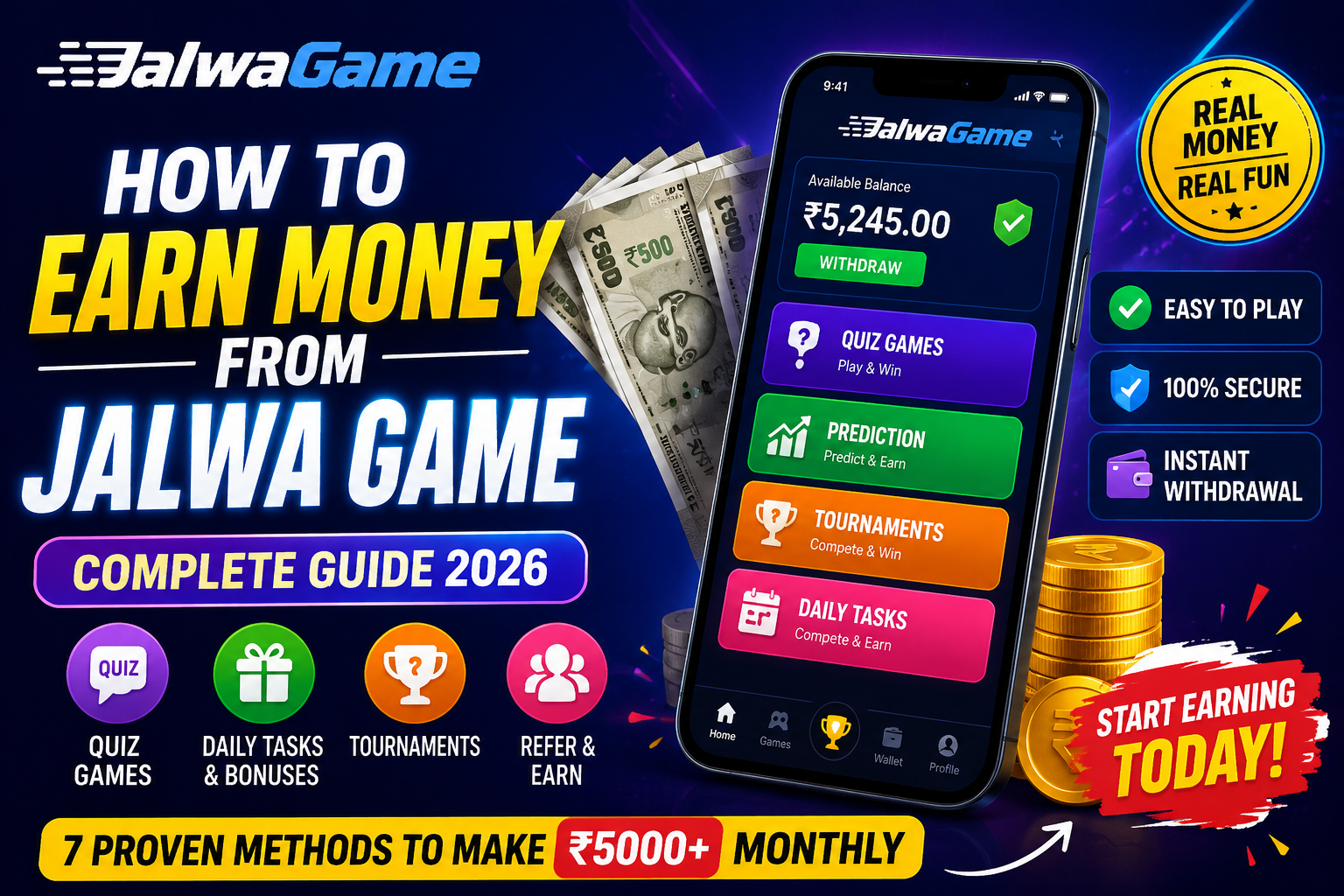 You are currently viewing How to Earn Money from Jalwa Game – Complete Guide 2026
